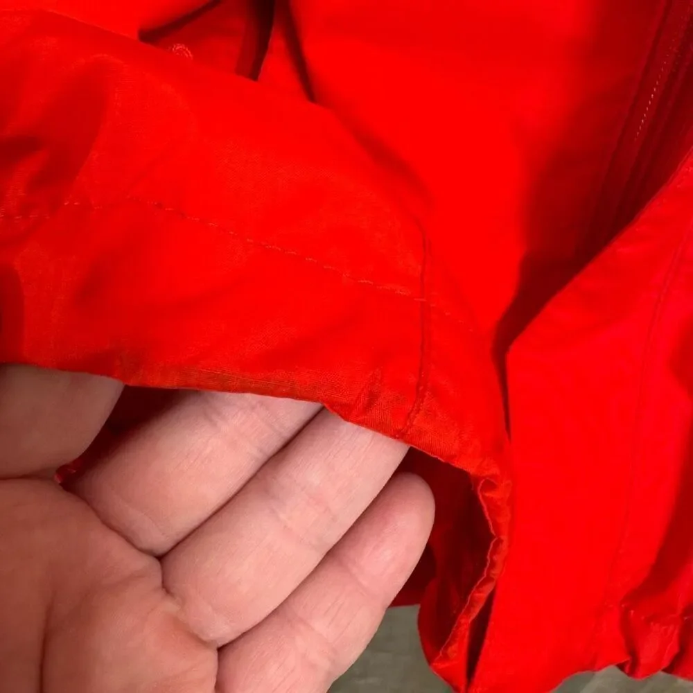 The North Face Resolve 2 Dryvent Red Orange Men's Rain Wind Proof‎ Jacket Small